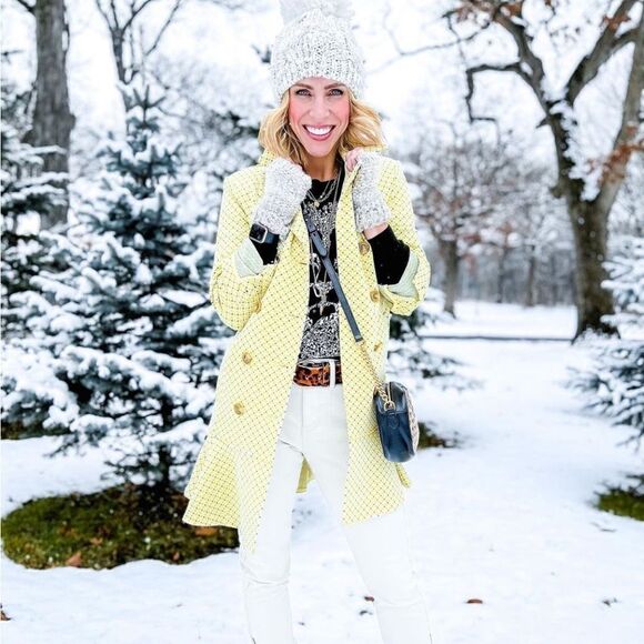 Cabi Hobnob Yellow (Daffodil) Topper/Coat/Jacket/Dress #6249 NWOT size Small. - Picture 1 of 11